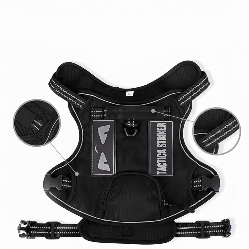 🐕 PETTORINA TATTICA PROFESSIONALE ANTI-TIRO